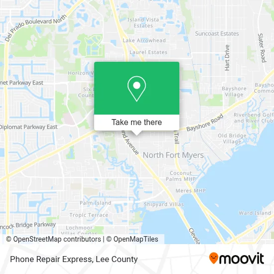 Phone Repair Express map