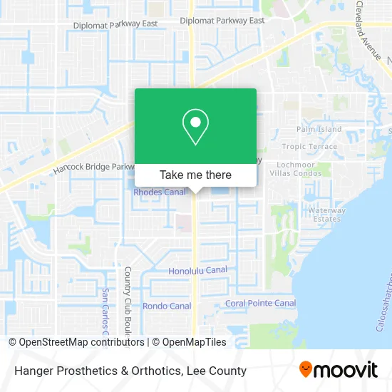 Hanger Prosthetics & Orthotics map