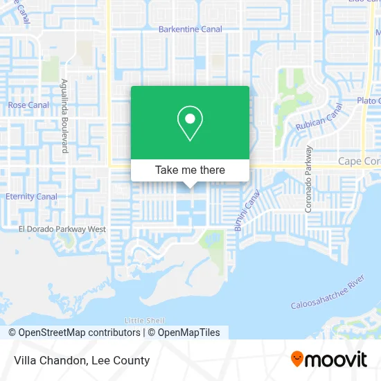 Villa Chandon map