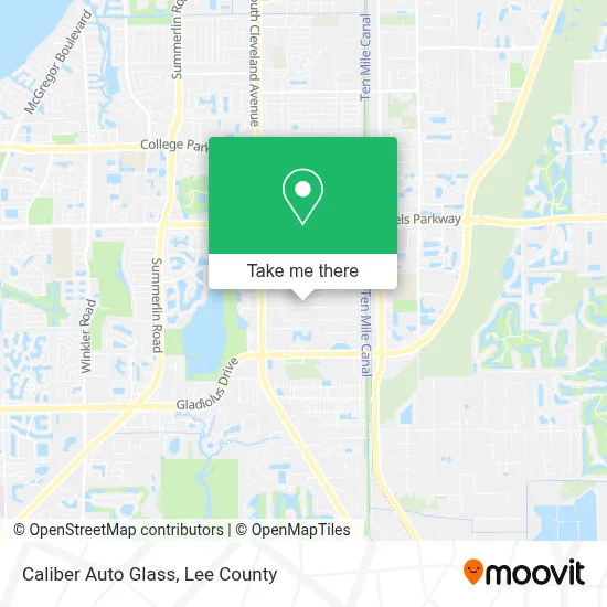 Caliber Auto Glass map