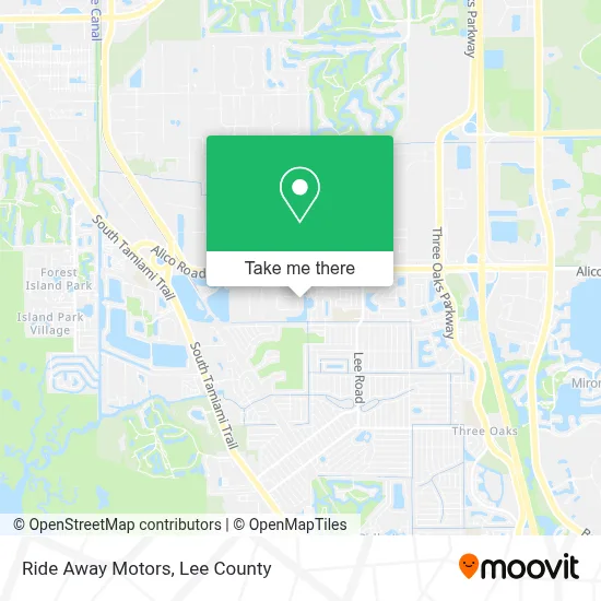 Ride Away Motors map