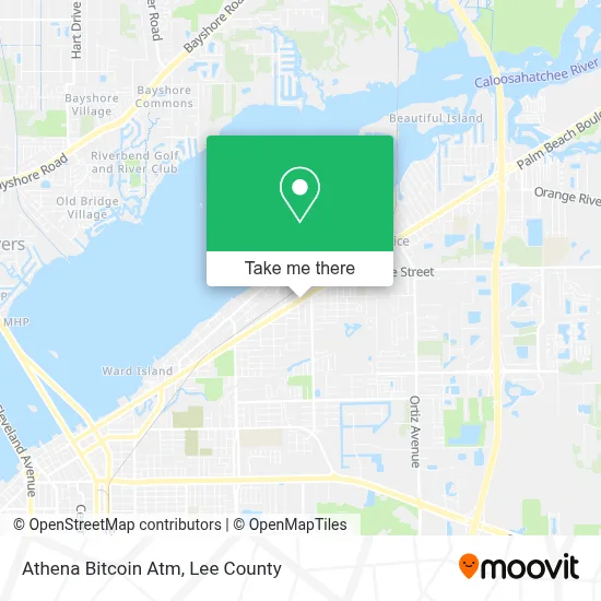 Athena Bitcoin Atm map