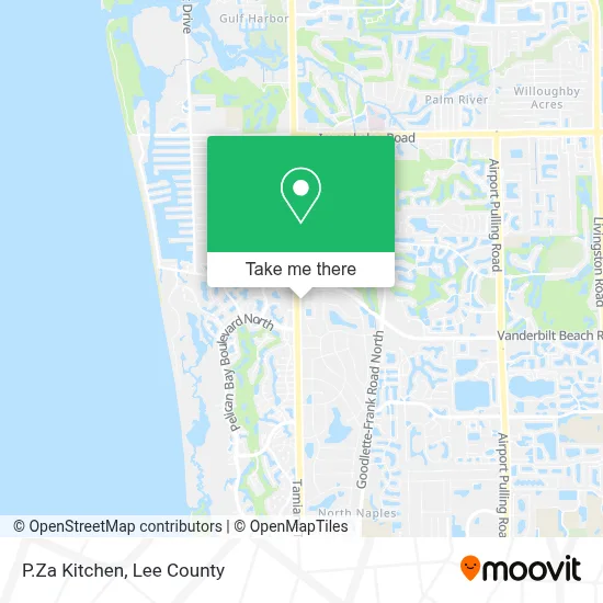 P.Za Kitchen map
