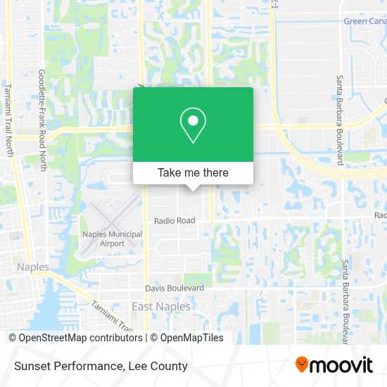 Sunset Performance map