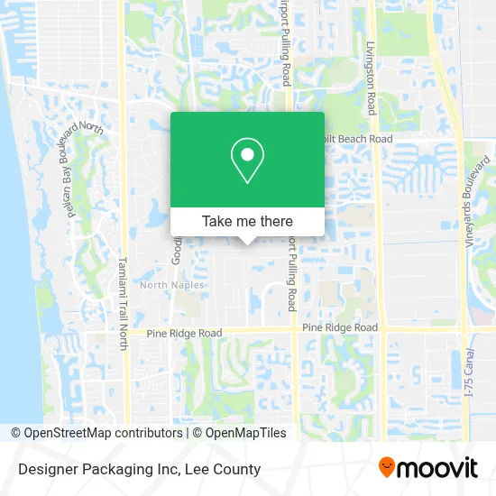 Designer Packaging Inc map