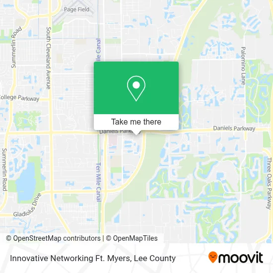 Innovative Networking Ft. Myers map