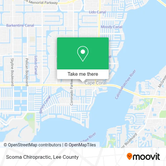Scoma Chiropractic map