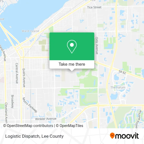 Logistic Dispatch map