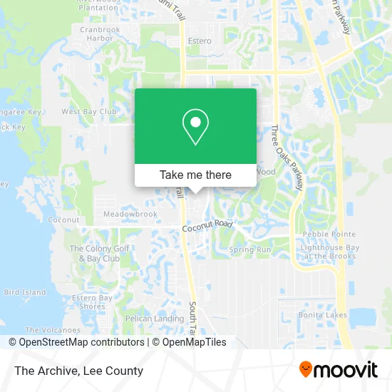 The Archive map