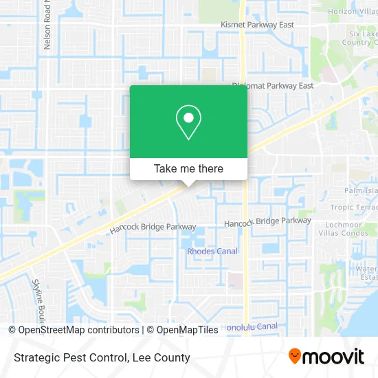 Strategic Pest Control map