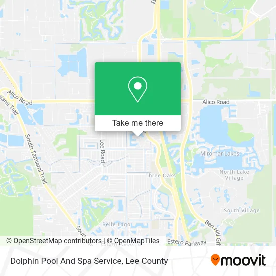 Dolphin Pool And Spa Service map