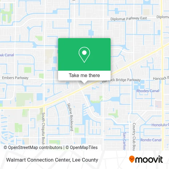 Walmart Connection Center map