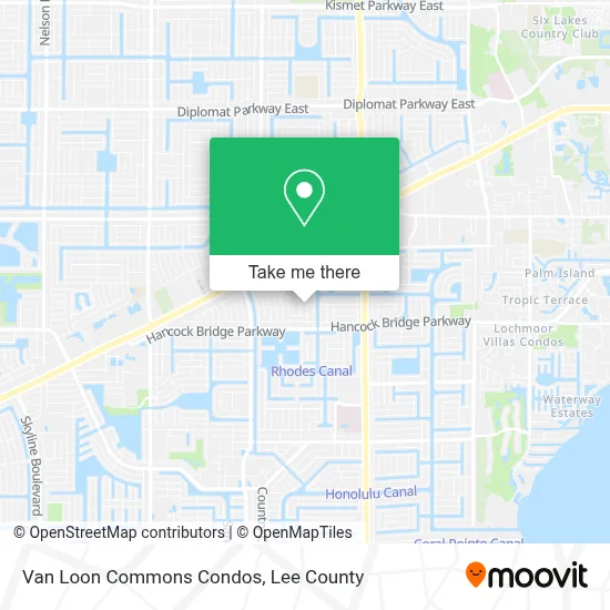 Van Loon Commons Condos map
