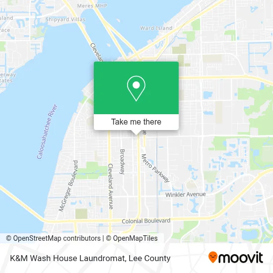 K&M Wash House Laundromat map