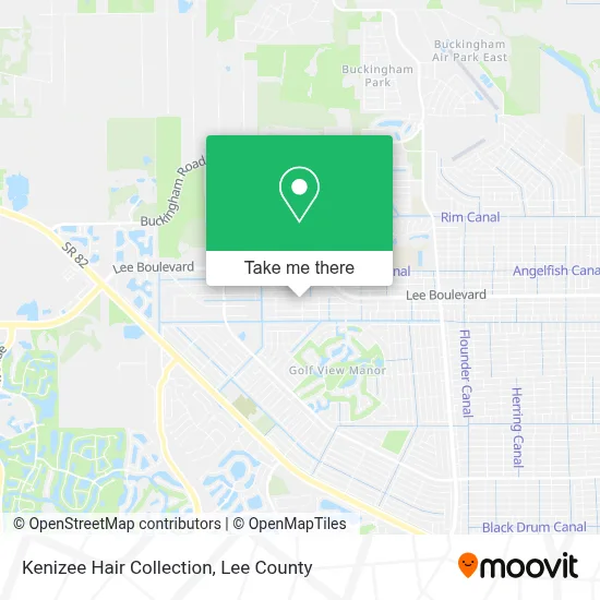 Kenizee Hair Collection map