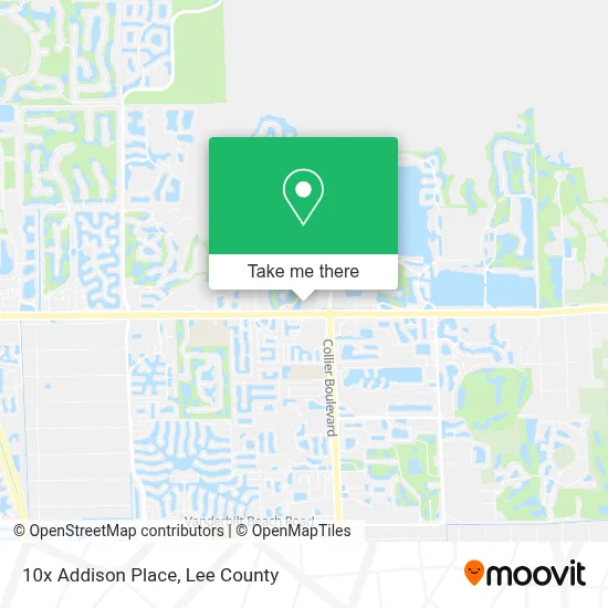 10x Addison Place map