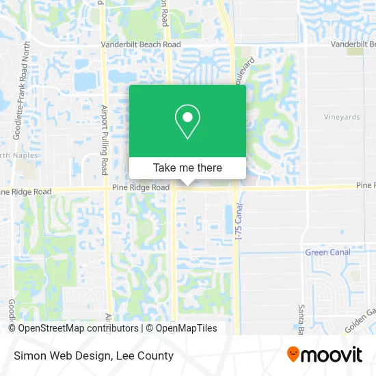 Simon Web Design map