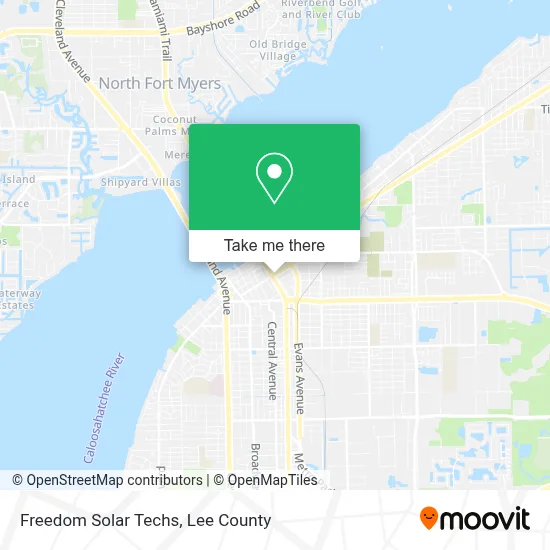 Freedom Solar Techs map