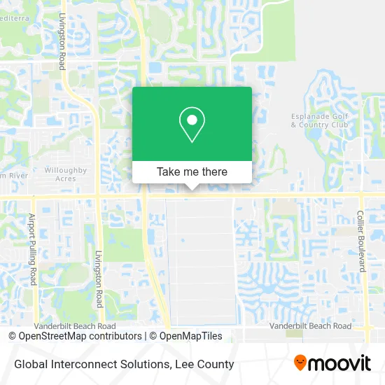 Global Interconnect Solutions map