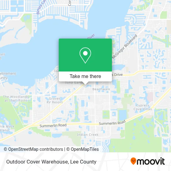 Outdoor Cover Warehouse map
