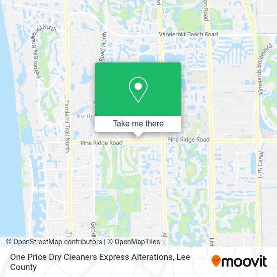 One Price Dry Cleaners Express Alterations map