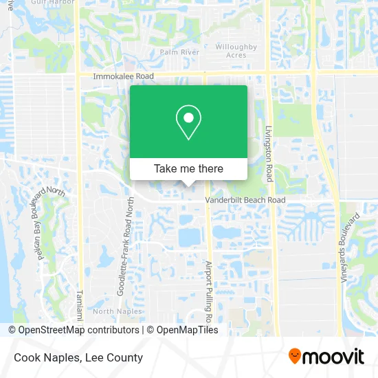 Cook Naples map