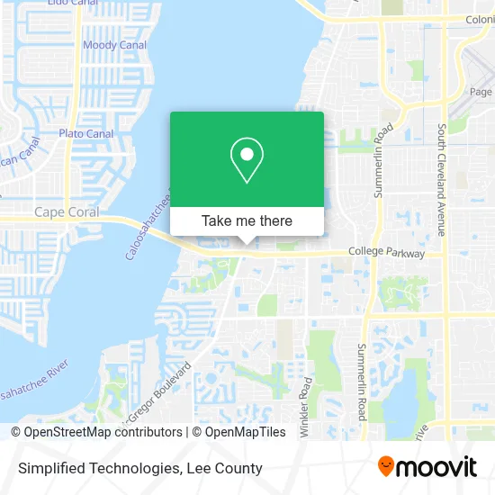 Simplified Technologies map