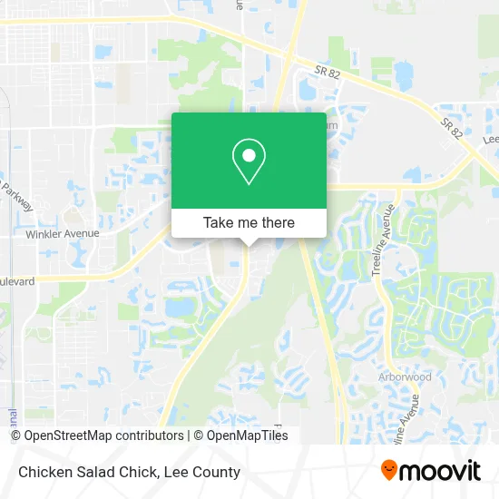 Chicken Salad Chick map