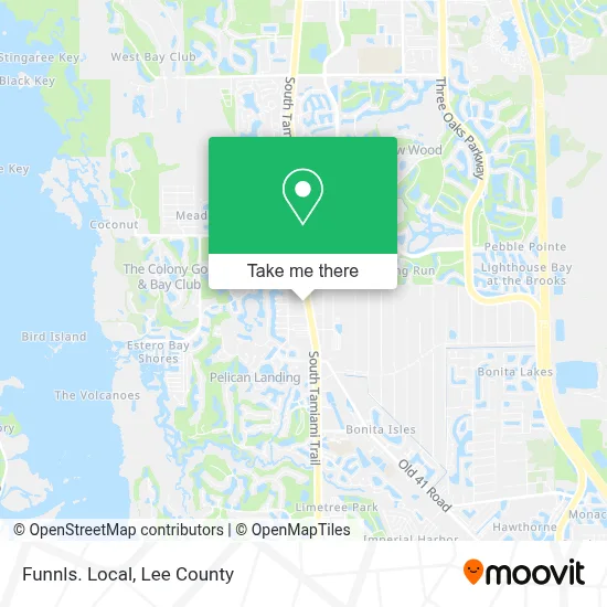 Funnls. Local map