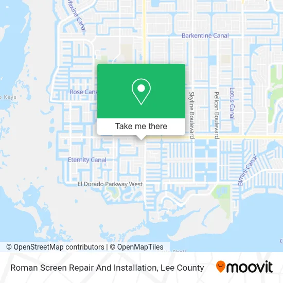 Roman Screen Repair And Installation map