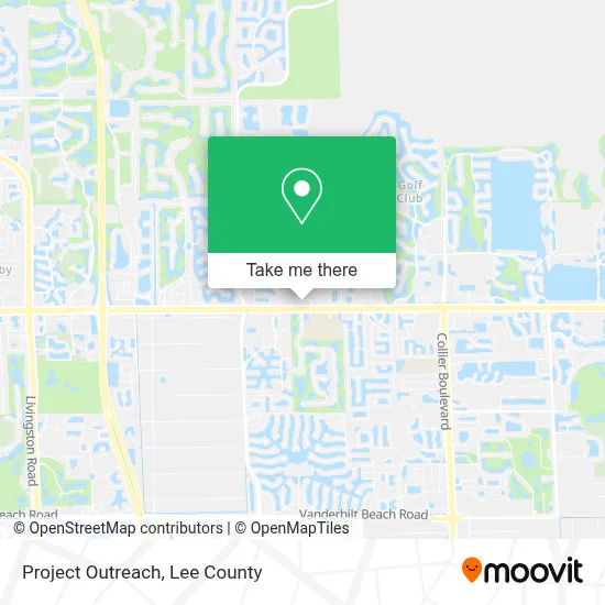 Project Outreach map