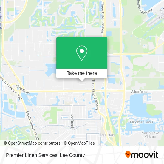 Premier Linen Services map