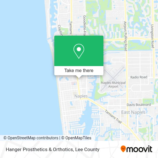 Hanger Prosthetics & Orthotics map
