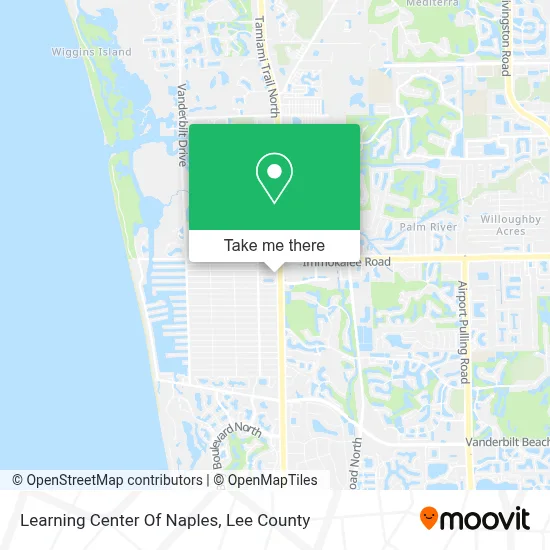 Learning Center Of Naples map
