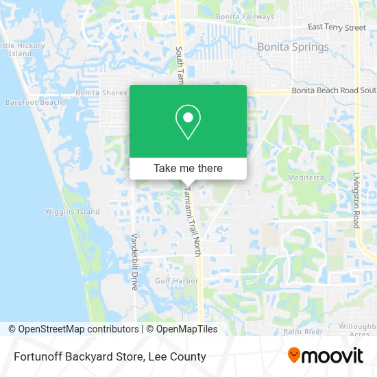 Fortunoff Backyard Store map