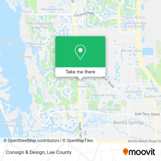 Consign & Design map