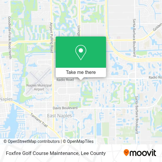 Foxfire Golf Course Maintenance map