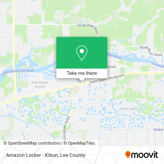 Amazon Locker - Kibun map