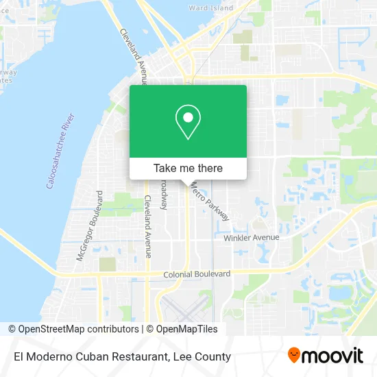 El Moderno Cuban Restaurant map