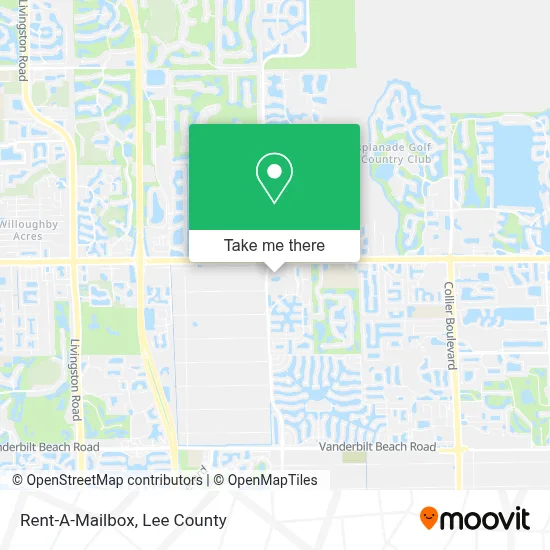 Rent-A-Mailbox map