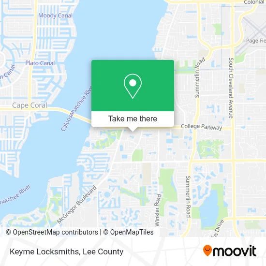 Keyme Locksmiths map