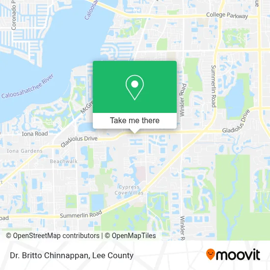 Dr. Britto Chinnappan map