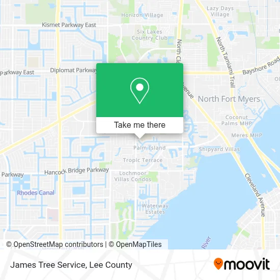 James Tree Service map