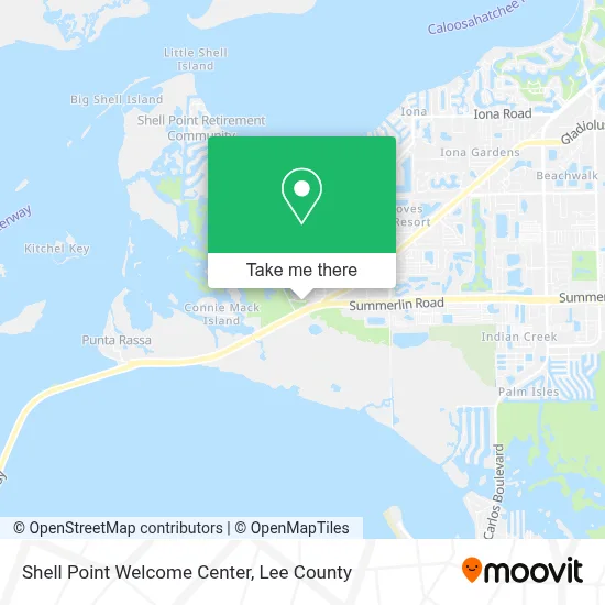 Shell Point Welcome Center map