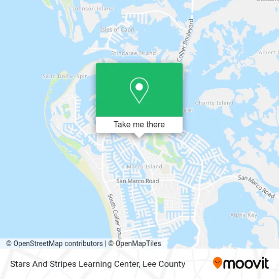 Stars And Stripes Learning Center map