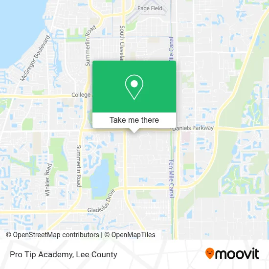 Pro Tip Academy map
