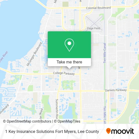 1 Key Insurance Solutions Fort Myers map