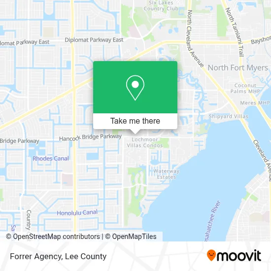 Forrer Agency map