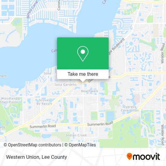 Western Union map