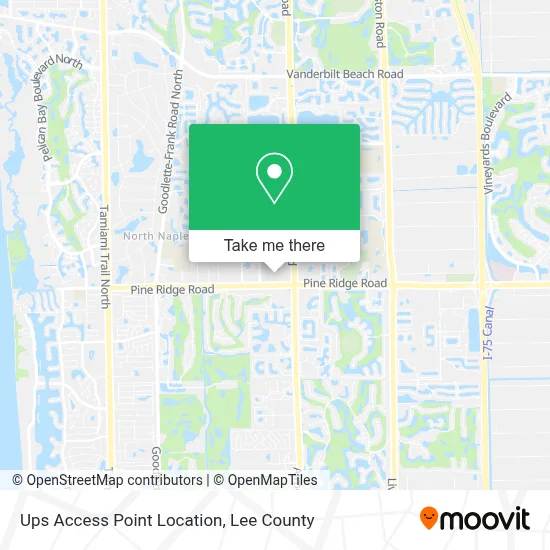 Ups Access Point Location map